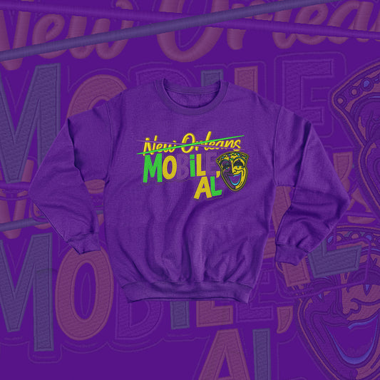 Mobile, Al Started This Embroidered Sweatshirt