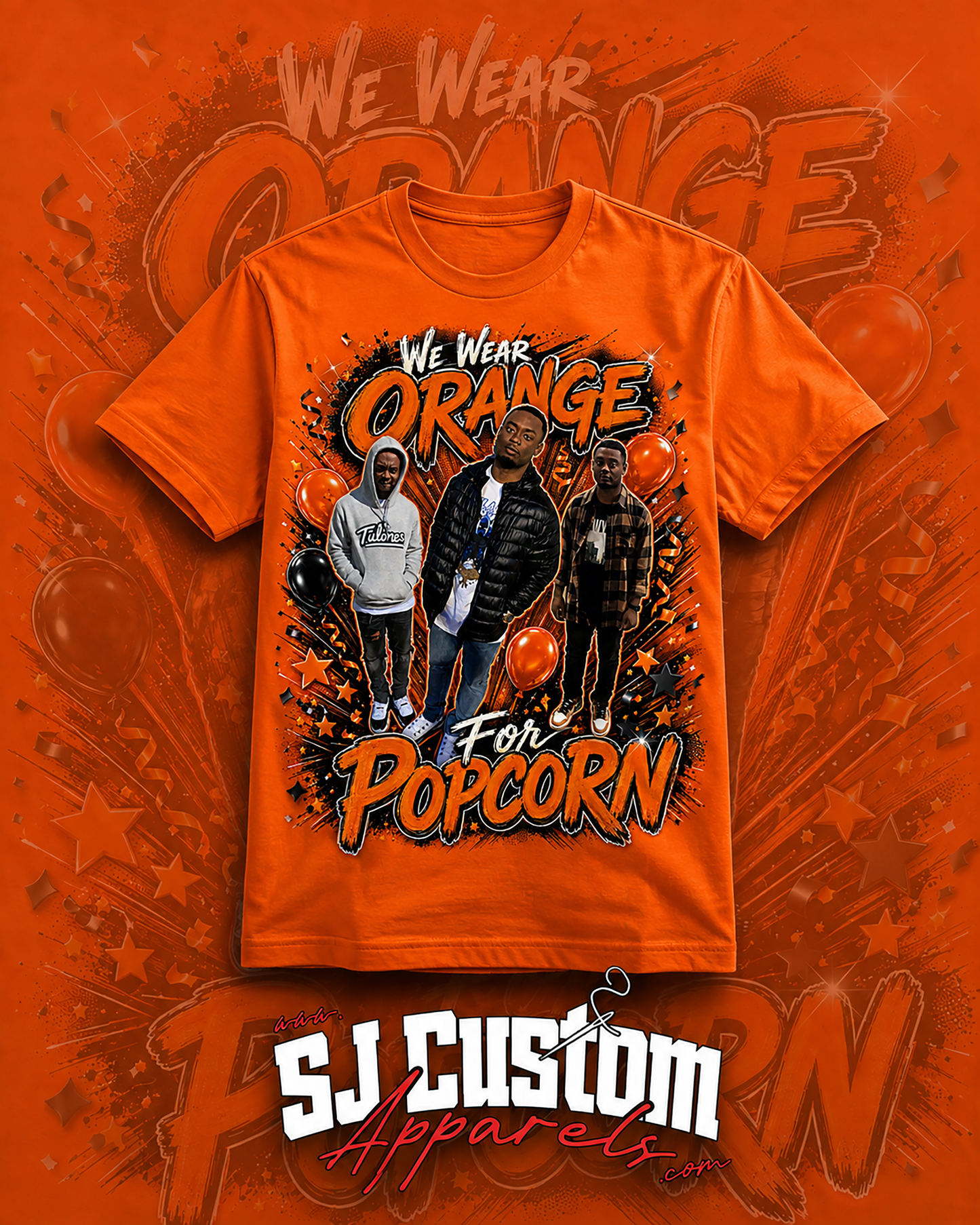 We Wear Orange For Popcorn