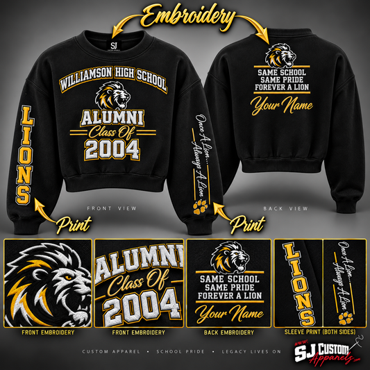 WHS Women Crop Sweatshirt