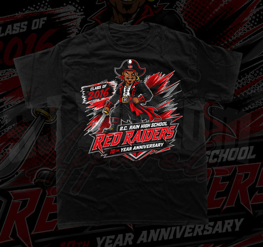 BC Rain Class Of 2016 Black Tshirt