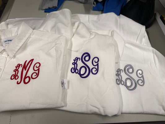 Initials Embroidery