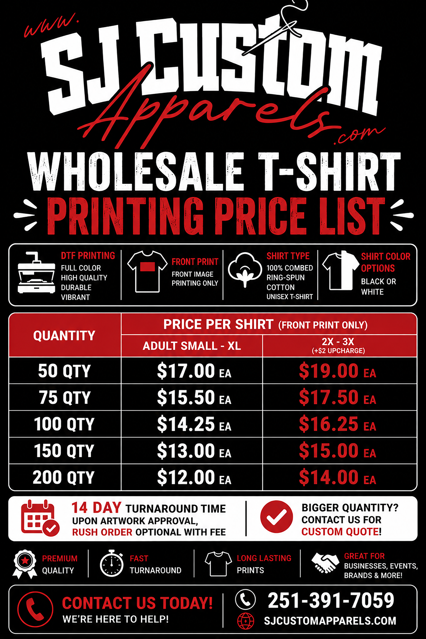 Wholesale T-Shirt Printing