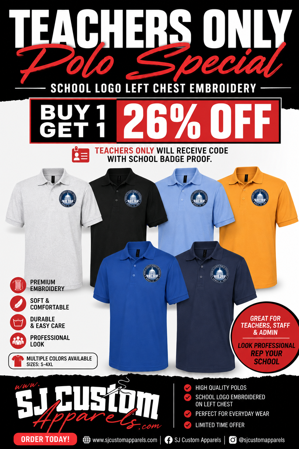 Teacher Polo Special