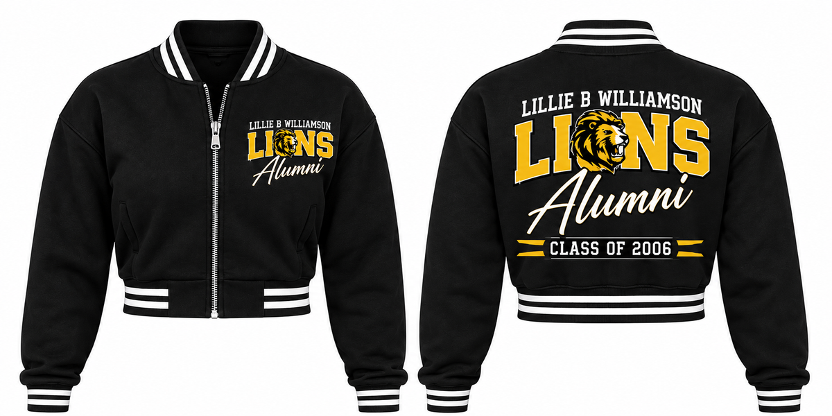 WHS Alumi Women Varsity Crop Top Jacket