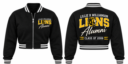 WHS Alumi Women Varsity Crop Top Jacket