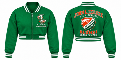LHS Alumi Women Varsity Crop Top Jacket
