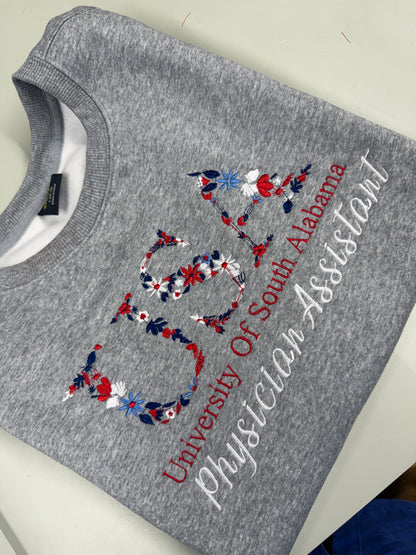 USA Sweatshirt  (Profession Can Be Changed)