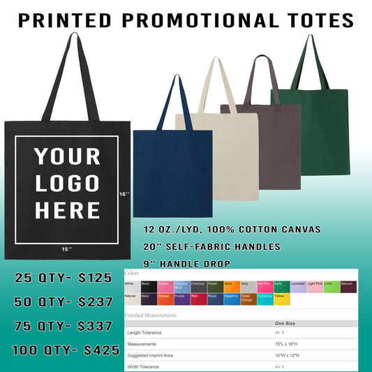 PRINTED Promotional Totes