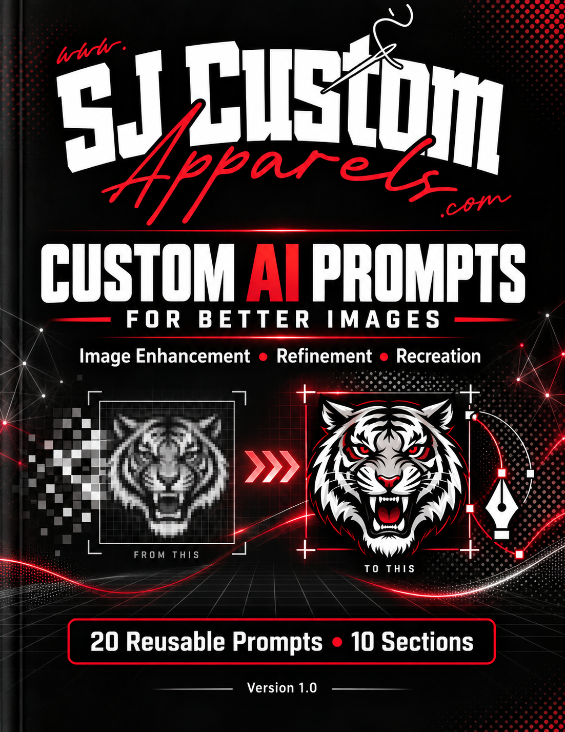SJ Custom Apparels Custom AI Prompts (Instant Download)
