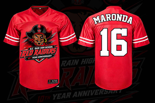 BC Rain Class Of 2016 Red Jersey
