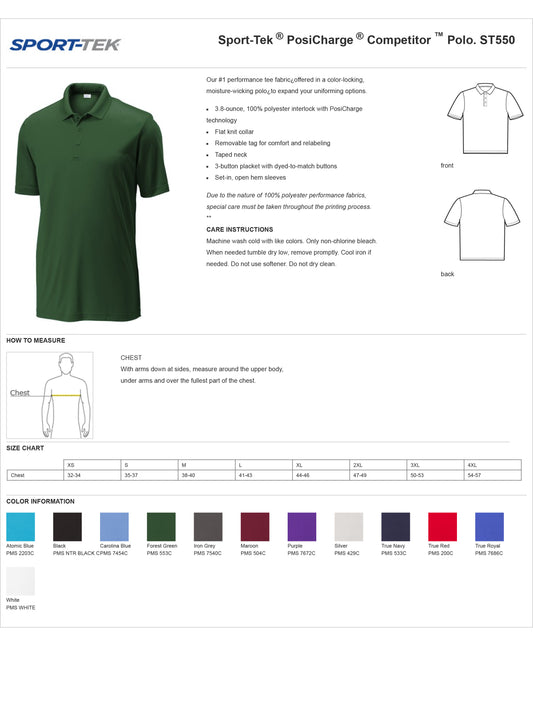 Custom Embroidered Performance Polos